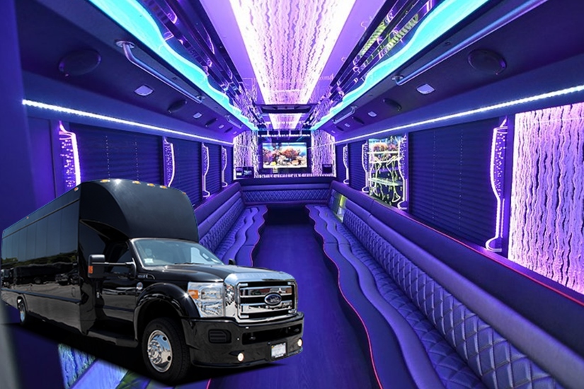 Party Bus with Bathroom